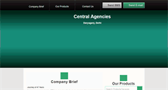 Desktop Screenshot of centralagencies.in